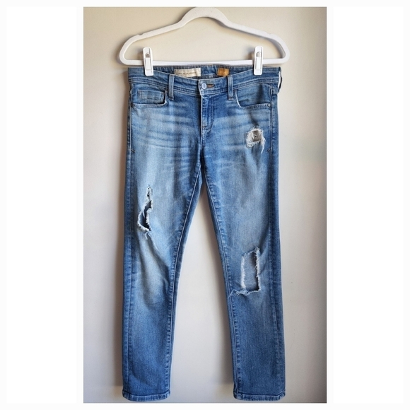 Pilcro and the Letterpress Distressed Jeans Size 26 - Picture 1 of 8